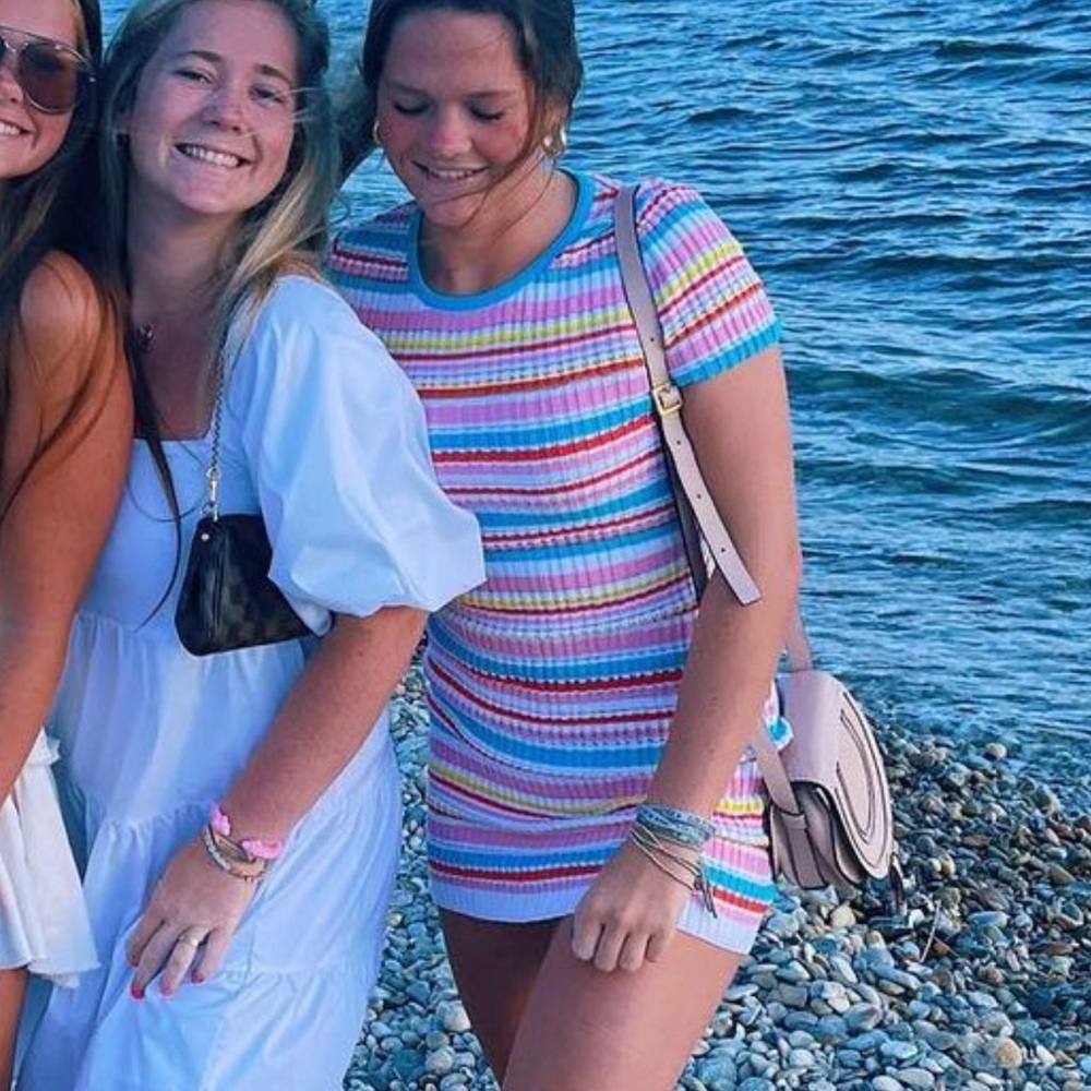 Solid and Striped dress